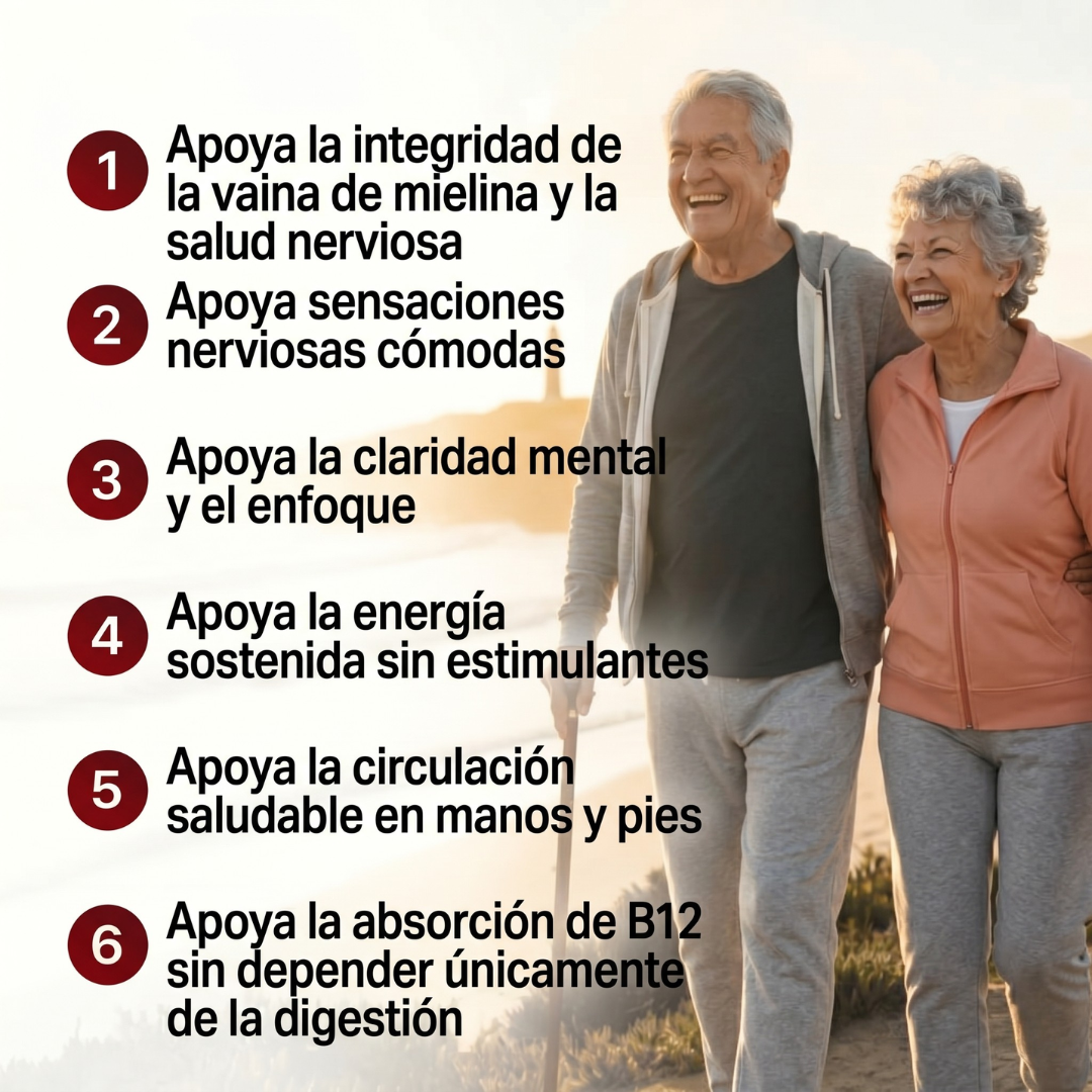 Velmira™ Gotas Naturales de Vitamina B12 Líquida